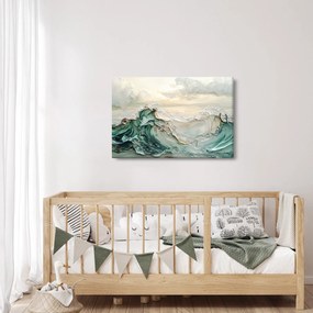 Obraz - 3D abstrakcie mora (90x60 cm)