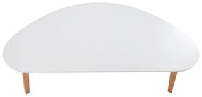 Biely konferenčný stolík Bonami Essentials Skandinávsky, dĺžka 84,5 cm