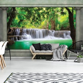 Fototapeta - Čarovný vodopád (152,5x104 cm)
