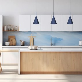 Závesný luster na lanku CAPITAL 1xGX53/15W/230V, priemer 17 cm, modrý