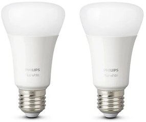 SADA 2x LED Stmievateľná žiarovka Philips Hue WHITE E27/9W/230V 2700K