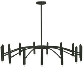 Toolight Toolight, stropná lampa 15xG9 APP1196-15CP, čierna, OSW-40113