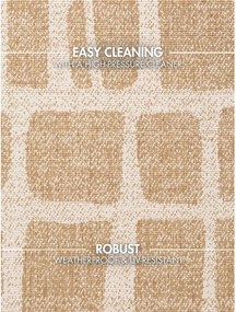 Krémovobiely/v prírodnej farbe vnútorný a vonkajší koberec 160x230 cm Haringey Ruskin – Ted Baker