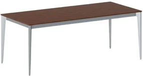 Kancelársky stôl PRIMO ACTION, sivostrieborná podnož, 2000 x 900 mm, čerešňa
