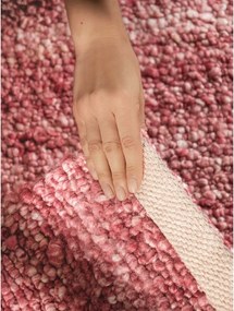 Tmavoružový ručne tkaný behúň z materiálu buklé 80x200 cm Notting Hill Portobello – Ted Baker