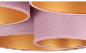 Duolla - Stropné svietidlo ROLLER PENTO 5xE27/60W/230V ružová