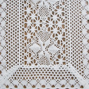 EUROFIRANY AŽÚROVÝ BEHÚŇ NA STÔL MEGGY 32X180 CM BIELY