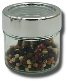 Korenica, sklenená s priehľadným viečkom, SLOIK, 80 ml