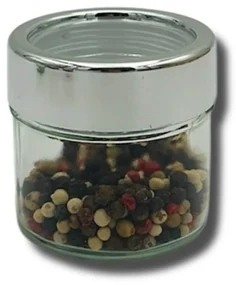 Korenica, sklenená s priehľadným viečkom, SLOIK, 80 ml