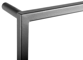Sapho Sapho, SKA Nástenný držiak uterákov, 450x1150x100mm, čierna mat, SKA501