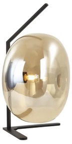 Klausen 108001 - Stolná lampa VESTA 1xE27/7W/230V béžová/čierna