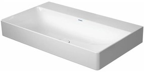 DURAVIT DuraSquare umývadlo do nábytku bez otvoru, bez prepadu, 800 x 470 mm, biela, s povrchom WonderGliss, 23538000701