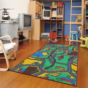 Koberce Breno Kusový koberec PLAYTIME 95, viacfarebná,95 x 200 cm