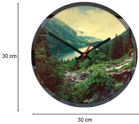 Nástenné hodiny Panorama farebné