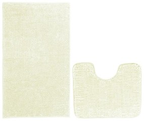 AmeliaHome Sada kúpeľňových predložiek Bati biela, 2 ks 50 x 80 cm, 40 x 50 cm