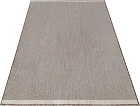 DY ZARA 14 obojstranný koberček s výšivkou, hnedý Rozmer: 80x150 cm