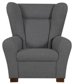 Kreslo ušiak VIVA tmavosivé