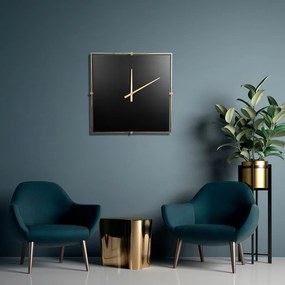 DEKORATÍVNE HODINY 22 80X5X80 CM ČIERNE