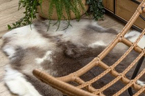 Koberec RENIFER POK003 PREMIUM hnedý / biely