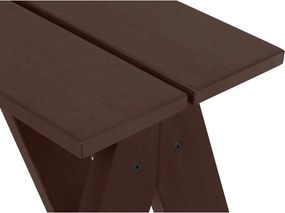 Tmavohnedá drevená záhradná stolička Navo – noo.ma