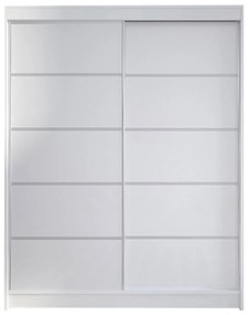 Skriňa s posuvnými dverami Bianca IV (čierna + dub artisan) (osvetlenie LED RGB farebné). Vlastná spoľahlivá doprava až k Vám domov. 1060479
