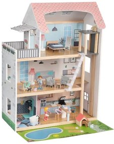 Playtive Drevený domček pre bábiky XXL  (100381086)