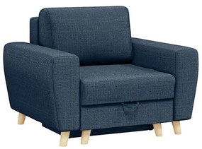 PROXIMA.store - Rozkladacie kreslo - prístelka s roštom MADERA DRUH LÁTKY: CONCEPT - 1