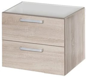 Kúpeľňová skrinka pod umývadlo Naturel Vario Dekor 54x45 cm dub bardolino VARIODESK60ZDBDB