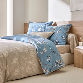 Bavlnená posteľná bielizeň Anne (*) Súprava obliečku na vankúš (70x90) a na prikrývku (140x200) je v klasických rozmeroch a bez klopy pre zasunutie pod matrac.
