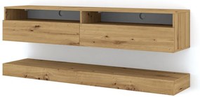 TV stolík/skrinka Dual 160 (dub artisan). Akcia -19%. Vlastná spoľahlivá doprava až k Vám domov. 1124830