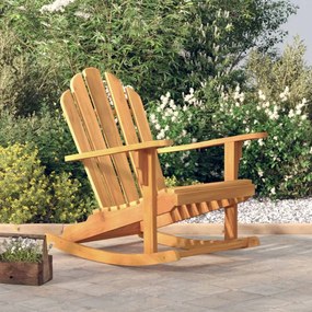 Záhradné hojdacie kreslo Adirondack 79x100x103 cm masívny teak 362699