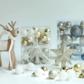 Vianočné guľky - SYSD1688-046 (36ks)