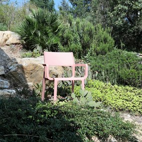 TRILL ARMCHAIR záhradná stolička s podrúčkami rosa bouquet