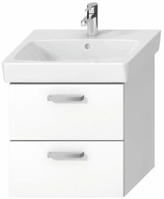 Kúpeľňová skrinka pod umývadlo Jika Lyra Plus Viva 54x41,6x55 cm biela H40J3844023001, 1 ks