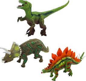 LEAN Toys Sada figúrok dinosaury pohyblivé nohy a čeľuste 6 ks