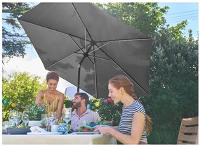 Livarno home Slnečník so solárnym LED osvetlením  (100388080)