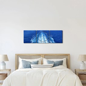 Obraz - More (s hodinami) (90x30 cm)