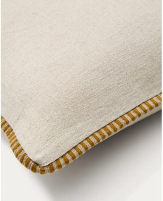 Obliečka na vankúš s prímesou ľanu 45x45 cm Ardit – Kave Home