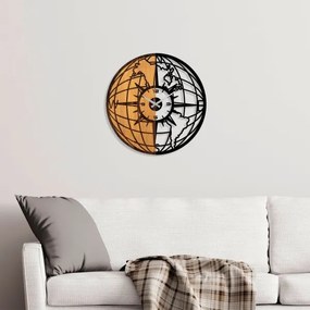 Nástenné hodiny pr. 56 cm 1xAA drevo/kov