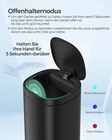 Odpadkový kôš s pohybovým senzorom LTB620B5002