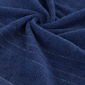 BAVLNENÝ UTERÁK GALA 70X140 CM TMAVOMODRÁ