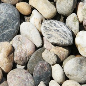 Ozdobný paraván, Kameny na pláži - 145x170 cm, štvordielny, klasický paraván