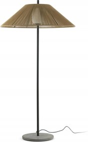 Faro Saigon Out stojacia lampa, okrová, 195 cm, IP44, E27, betónová základňa