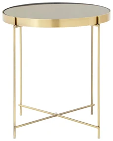 Sklenený okrúhly odkladací stolík ø 43 cm Allure – Premier Housewares