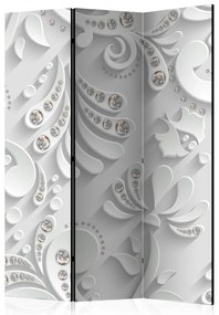 Artgeist Paraván - Flowers in Crystals [Room Dividers]