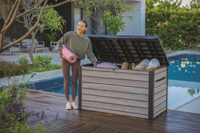 Keter záhradný úložný box Deco 870 l, sv. hnedá