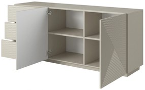 Komoda Asha 167 cm na sokli - kašmírová
