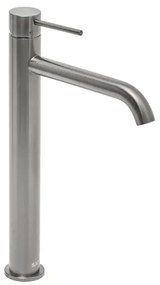 Vysoká umývadlová batéria SAT Aurum bez výpuste brúsený gun metal SATBAUR285BGM