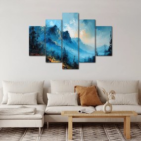 Obraz - Maľba hôr (150x105 cm)