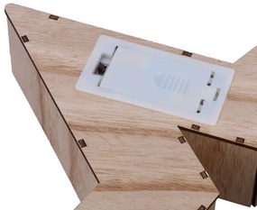 Brilagi - LED vianočná dekorácia LED/2xAA 38x40 cm hviezda